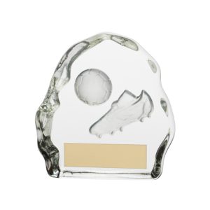 Image showing a small iceberg football trophy against white background