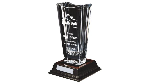 Image showing bohemia crystallite large vase against white background