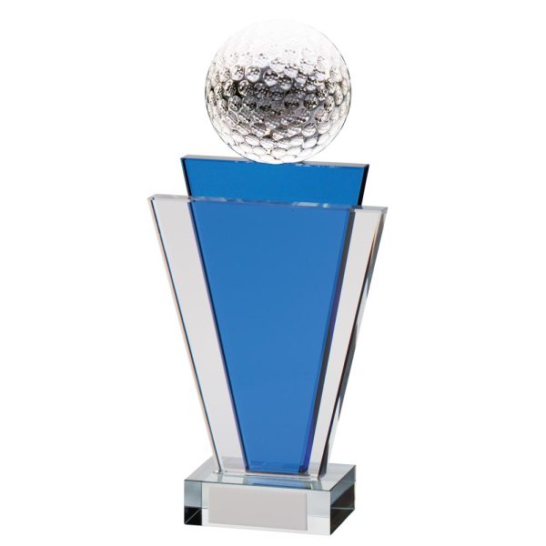 Image showing gauntlet golf glass award, largest size against white background