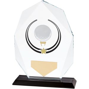 Image showing glacier golf glass award against white background